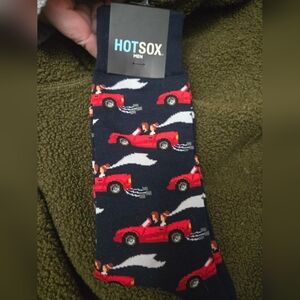 Hot Sox Men's Fun Wedding Pattern Socks
